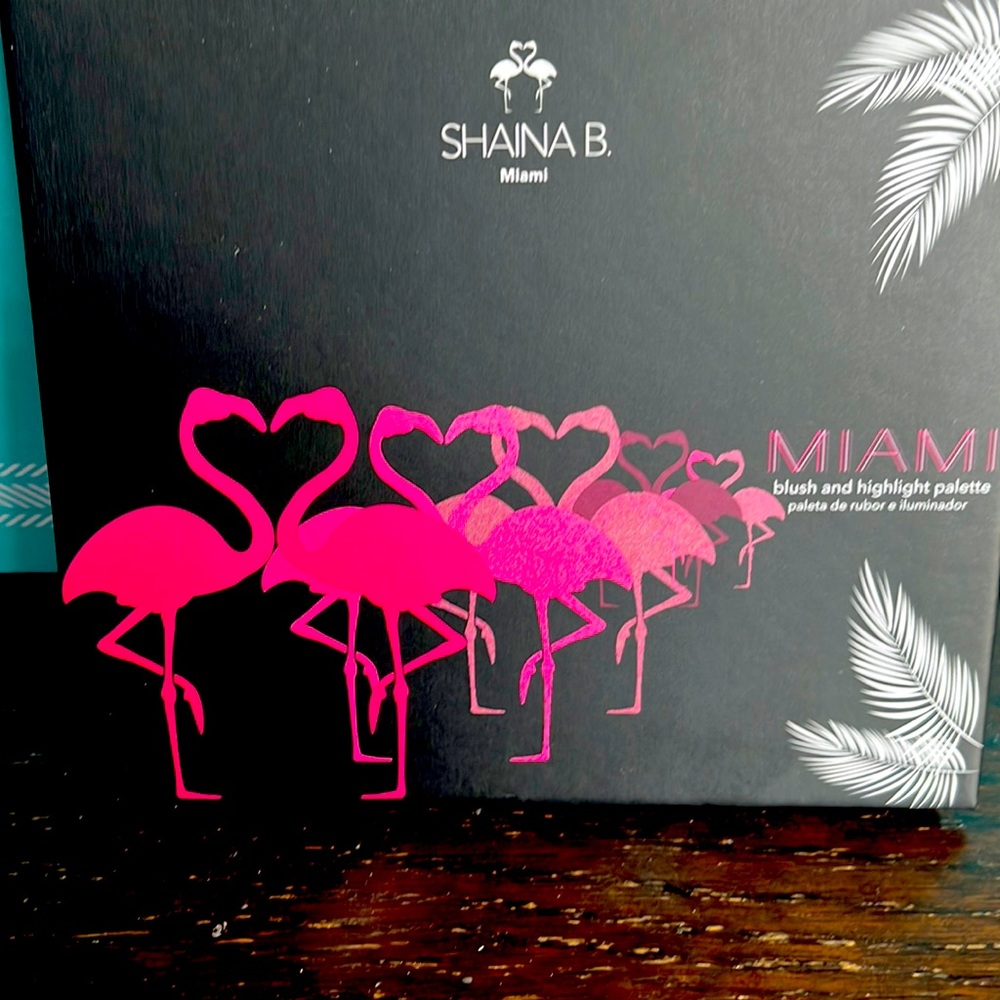 Shaina B- blush and highlighter palette